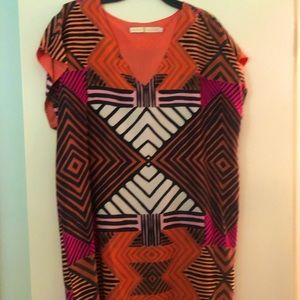 Marie Oliver 100% Silk Shift Dress - Size L New without Tag.